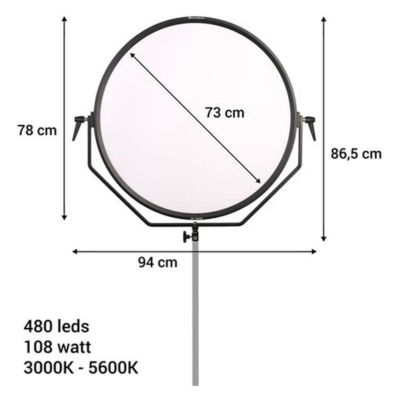 Falcon Eyes Bi-Color LED Lampe Sophiez So-108TDX (Studioleuchte, Videoleuchte) (290686)