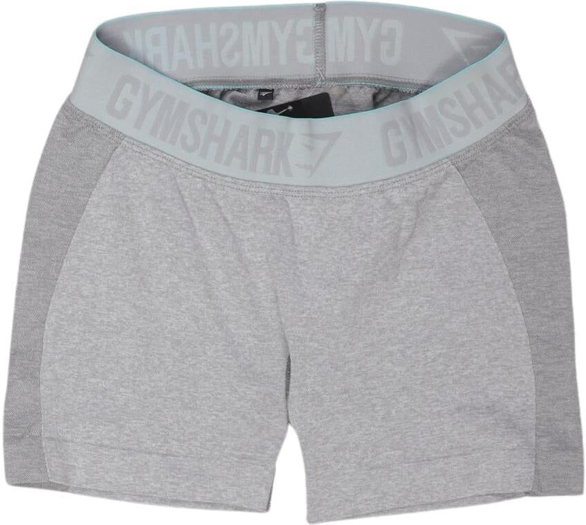 Gymshark Damen Shorts, Grau, Gr. W24, kein / Etikett - Second Hand