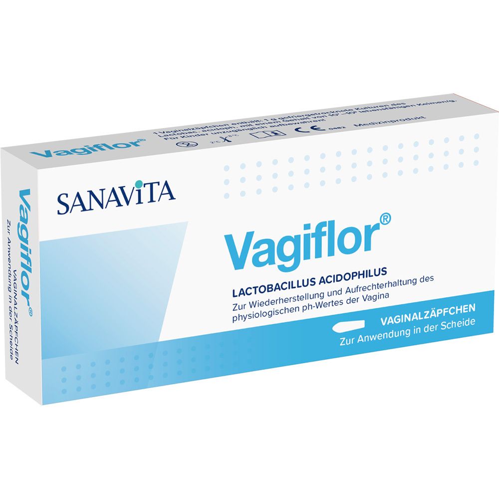 Vagiflor Vaginalzäpfchen 6 St Vaginalsuppositorien