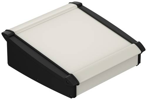 Bopla Alu-Topline ATPH-IP 2385-0200 SET Pult-Gehäuse (L x B x H) 232.60 x 200 x 86.20mm Aluminium, ABS Natur, Schwarz (RAL 9005)