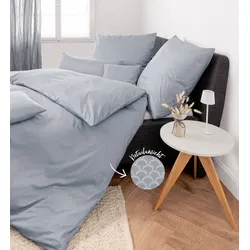 Janine Bettwäsche Interlock-Jersey 59001 platin Kissenbezug 80x80 cm