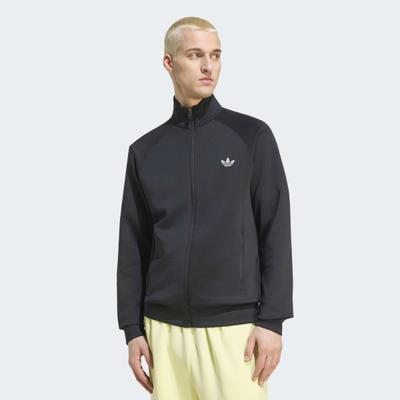 Tanktop ADIDAS ORIGINALS "TREFOIL ESSENTIALS SPACER TRACK", Herren, Gr. M, schwarz, Obermaterial: 93% Polyester, 7% Elasthan, Tops Tanktop