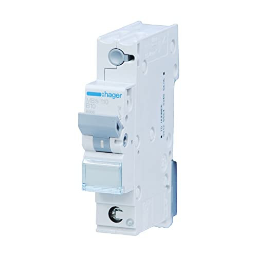Hager MBS110 LS-schakelaar 1P 6kA B-10A QC Quick Connect 1M