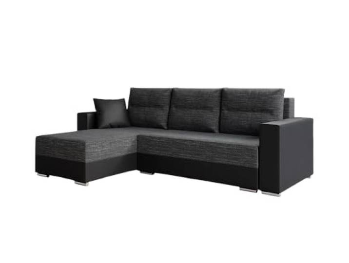 Furnelo Horizon Ecksofa L Schlaffunktion Bettkasten