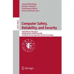 Computer Safety, Reliability, and Security, Fachbücher
