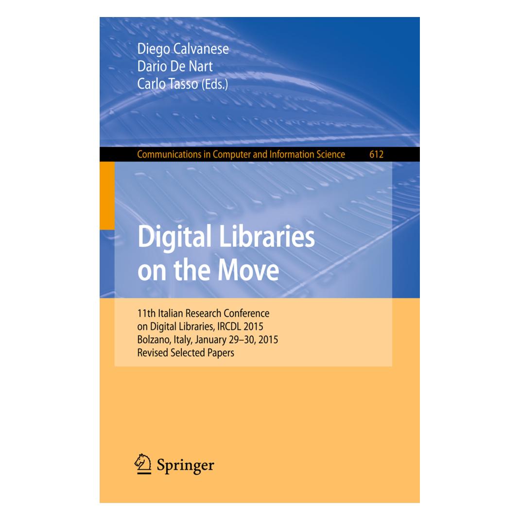 Springer Digital Libraries on the Move (Englisch, Softcover, Carlo Tasso, Dario De Nart, Diego Calvanese) (55824123)