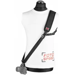 Fotospeed F4 Fox Neoprene Strap (Schultergurt), Kameragurt, Schwarz