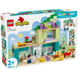 LEGO® DUPLO® 10470 Modernes Familienhaus mit Figuren - 3-in-1-Set, mehrfarbig