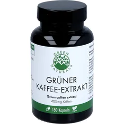 Green Naturals Grüner Kaffee-Extrakt 100% Koffein 180 ST