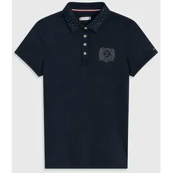 Tommy Hilfiger Performance Strass Poloshirt BLACK FS 2023, Größe: XS