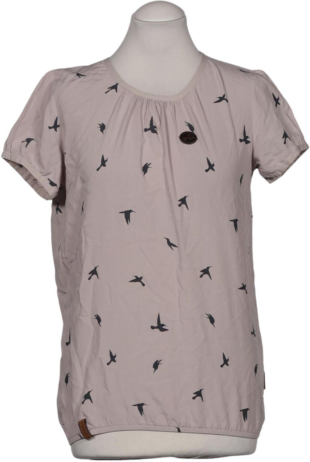 Naketano Damen Bluse, Beige, Gr. S, Viskose - Second Hand