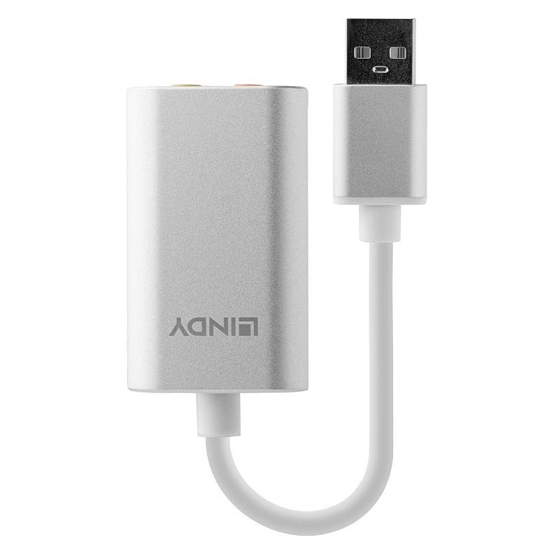 Lindy Audioadapter USB Typ A 3,5 mm (USB 2.0) (42926)