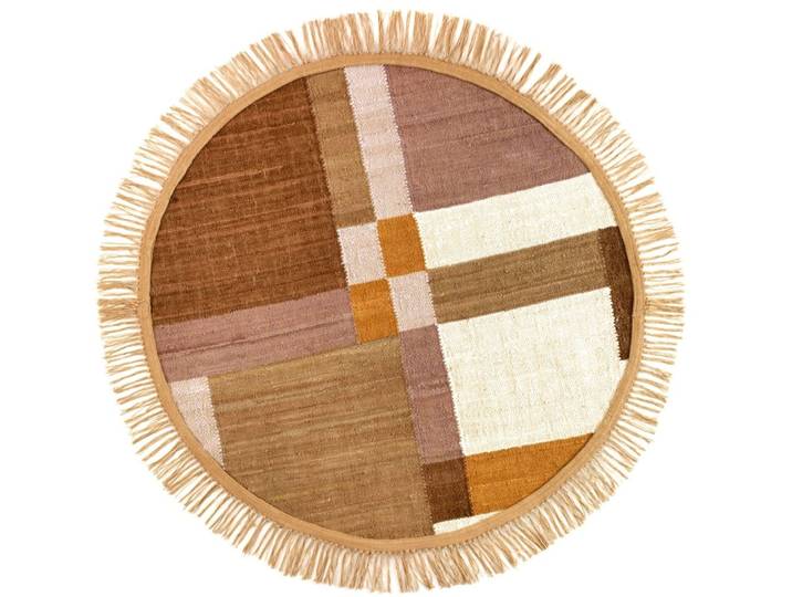 Tapis de coton 180 cm diam.
