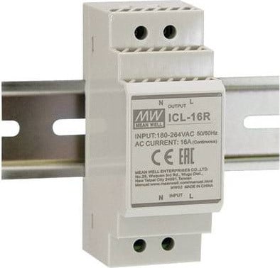 Mean Well ICL-16R Inschakelstroombegrenzer voor inductieve en capacitieve belastingen, Grijs