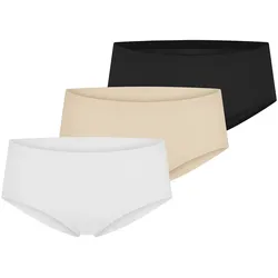 Schiesser Damen Panty Invisible Cotton 3er Pack