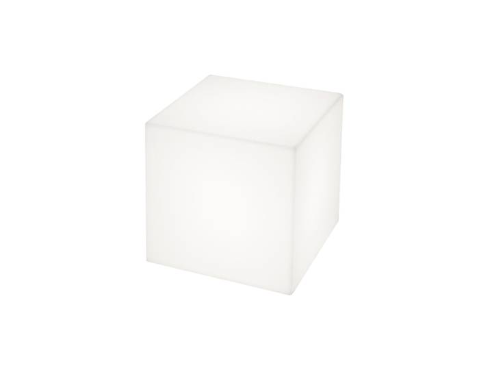Slide - Lampe d'extérieur Cubo - Blanc - Polyéthylène recyclable - Designer Giò Colonna Romano