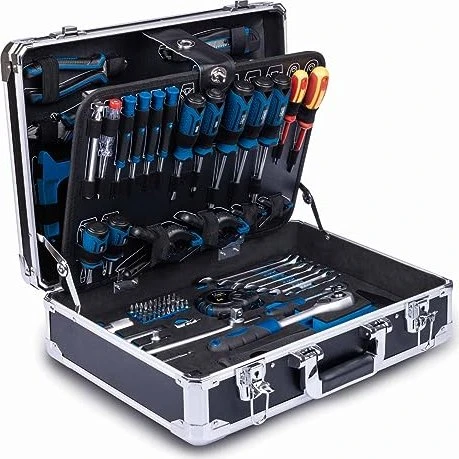 SCHEPPACH Aluminium-Werkzeugkoffer, 141-teilig, TB 200