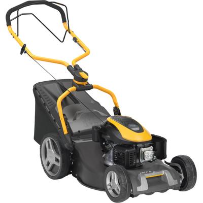 Benzinrasenmäher STIGA GARDEN "Combi 553 S", gelb, B:55cm H:120cm T:159cm, Rasenmäher, Mulchfunktion, Fulcrum-Holm, Radantrieb