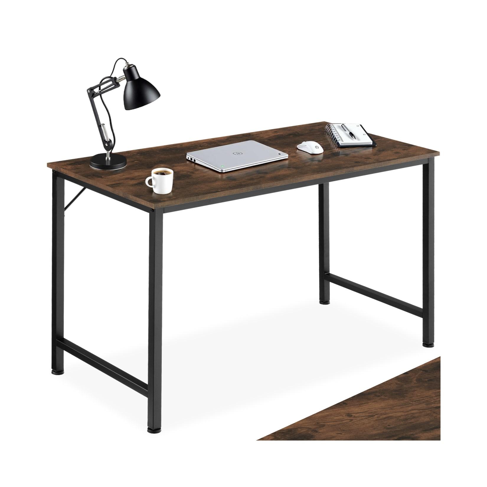 tectake® Schreibtisch, Industrial Style, große Beinfreiheit, Höhe 75,5 cm