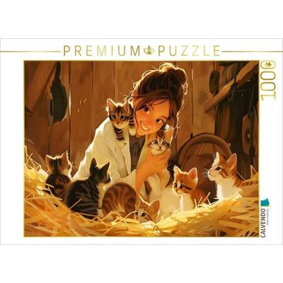 CALVENDO Puzzle Ein Motiv aus dem Kalender 'Schnauze voll Glück' | 1000 Teile Lege-Größe 64x48cm Foto-Puzzle für glückliche Stunden