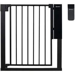 Badabulle Türschutzgitter Safe & Pass mit automatischer Öffnung, schwarz