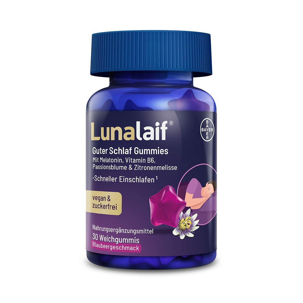 Lunalaif Guter Schlaf Gummies 30 St Gummibärchen