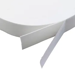 Doppelseitiges PE-Schaumklebeband, weiß, 1 mm dick, stark haftend, EL100 50 mm, Papier