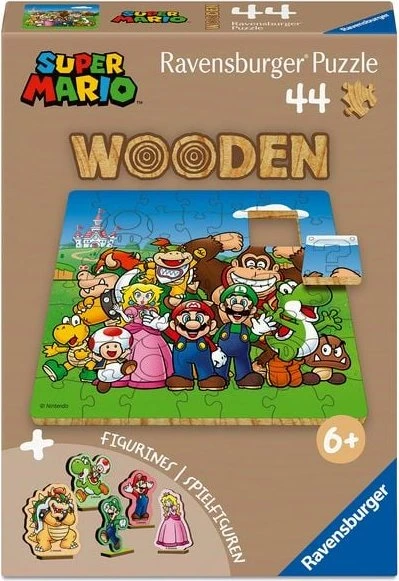 Ravensburger Wooden Puzzles Kids - Super Mario (44 Teile)
