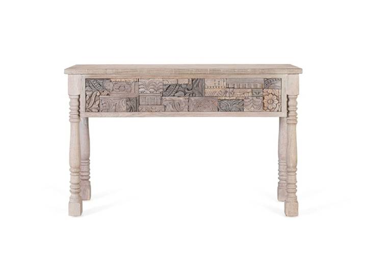 Console en bois de chêne récupéré 120cm