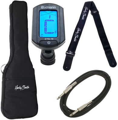 Harley Benton E-Bass Guitar Accessory Pack noir