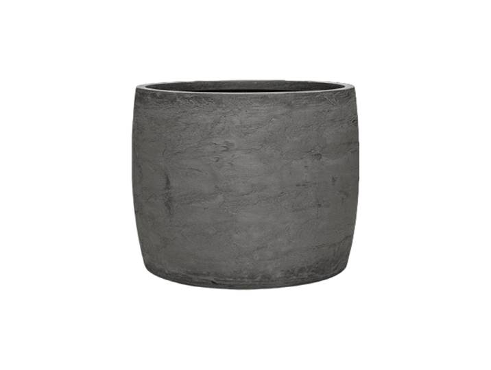 Hochwertiger In- & Outdoor Blumentopf „Alger Barrell“ Dunkelgrau Baq Design
