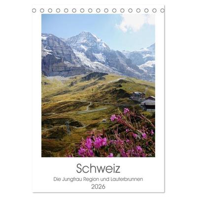Schweiz (Tischkalender 2026 DIN A5 hoch), CALVENDO Monatskalender