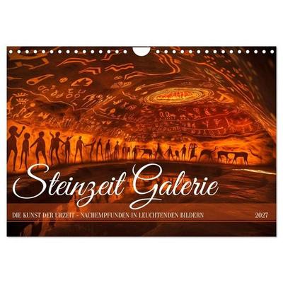 Steinzeit Galerie (Wandkalender 2027 DIN A4 quer), CALVENDO Monatskalender