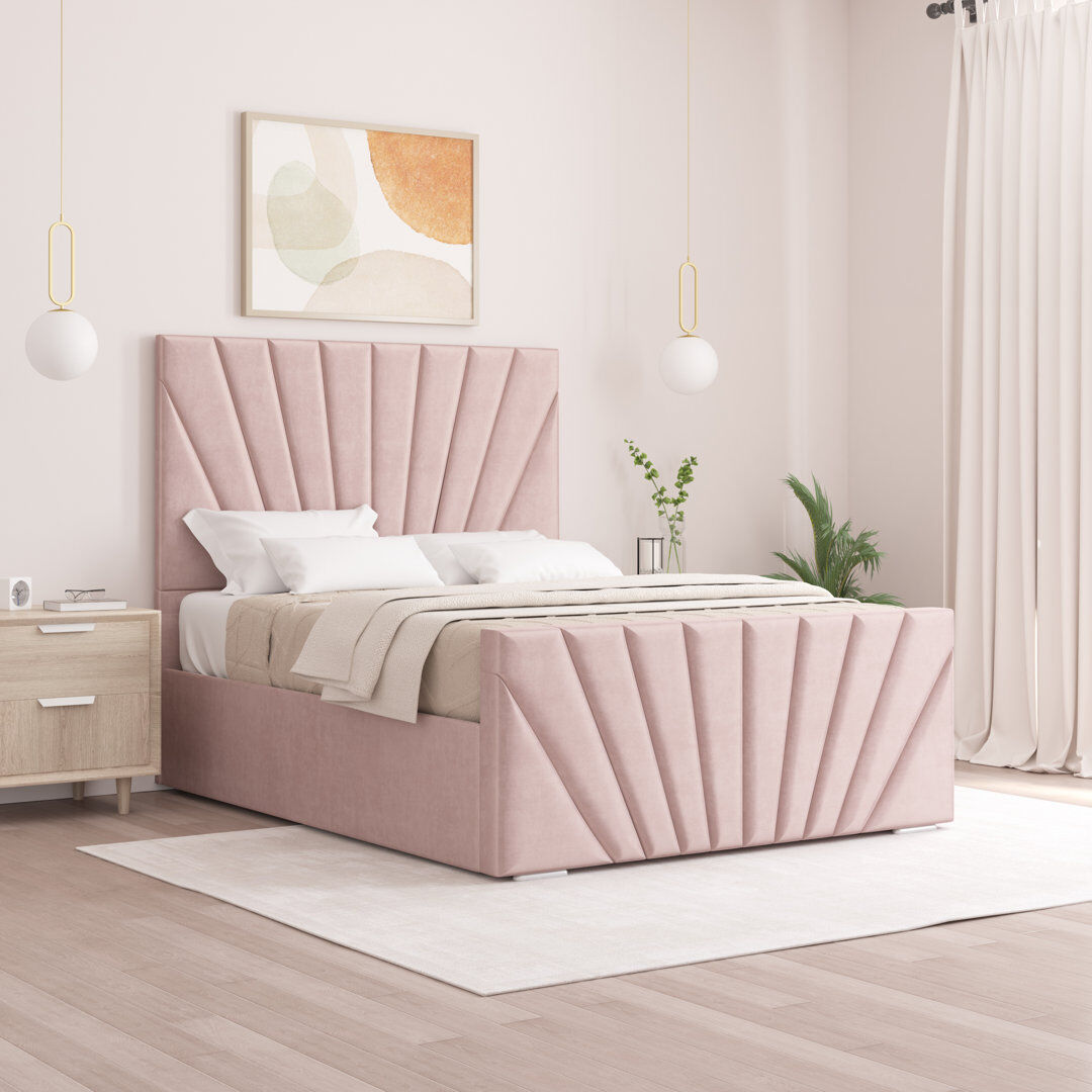 Fairmont Park Aayanah Upholstered Bed Pink Kingsize (5')