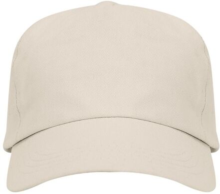 Casquette personnalisable 5 panneaux en coton 170 g/m² Uranus beige UNIQUE