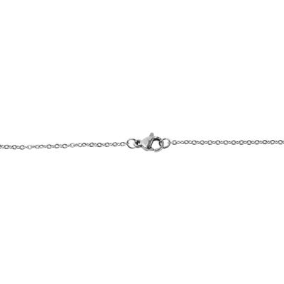 Kette ohne Anhänger ADELIA´S "Halskette mit Anhänger – aus Edelstahl", silber, Halsketten, Damen, 45cm, Edelstahl, Perfekt zum Verschenken an besondere Menschen
