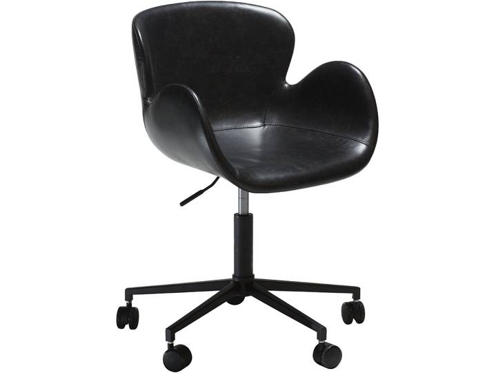 DAN-FORM Bürostuhl Gaia black Kunstleder H 75 cm - Bürostuhl