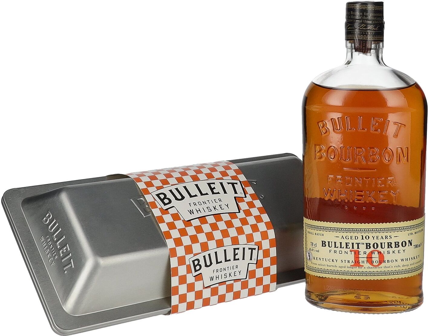 Bulleit Frontier Whiskey Bulleit Bourbon 10 Years Old FRONTIER WHISKEY 45,6% Vol. 0,7l in Lunch Box