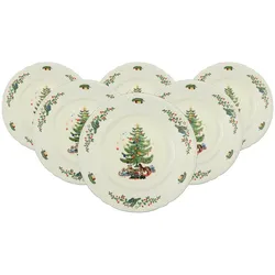 Seltmann Marieluise Weihnachten Speiseteller, Teller, Mehrfarbig, Weiss