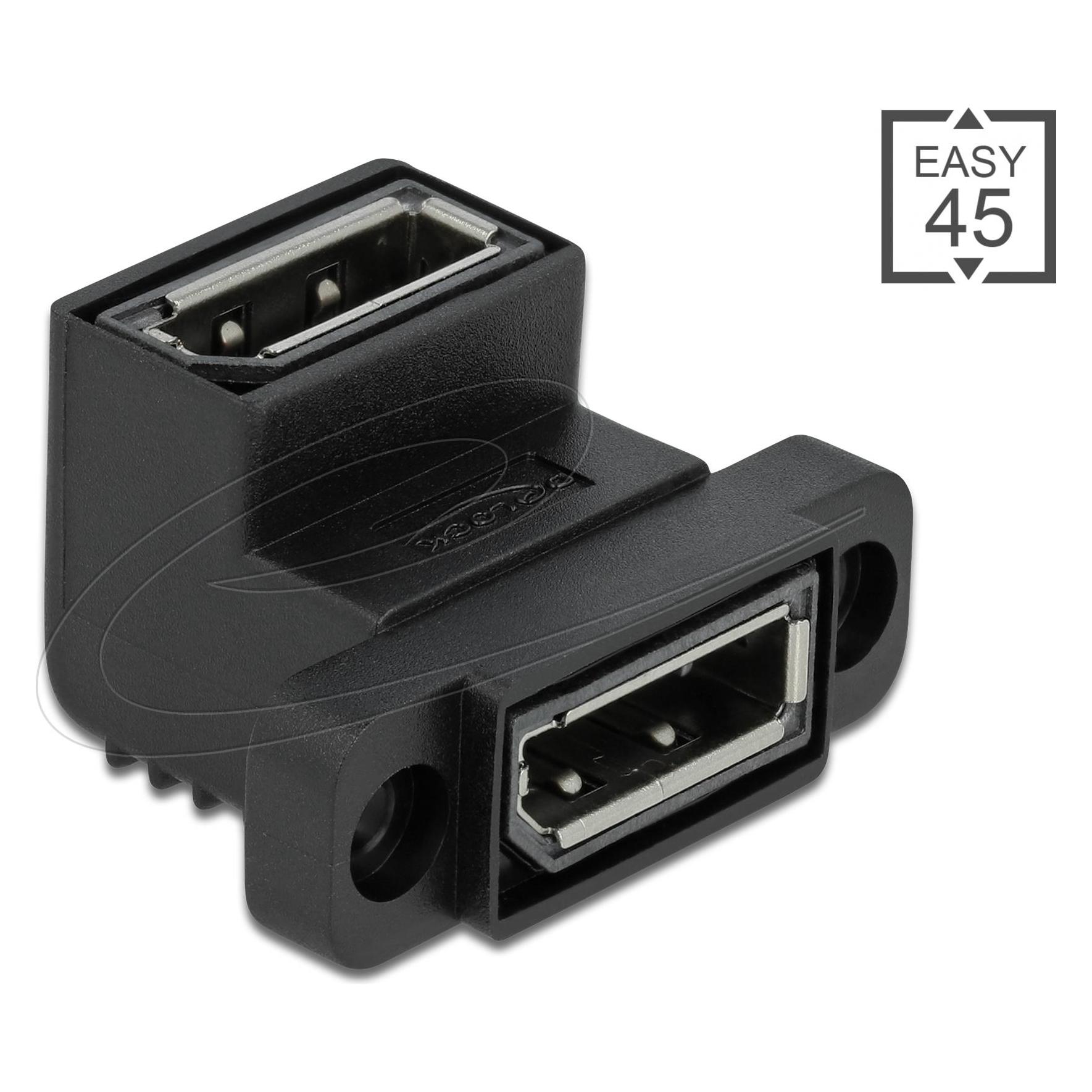 Delock Easy 45 snap-in module (DisplayPort, DisplayPort) (81310)