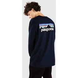 Patagonia P-6 Logo Responsibili Longsleeve new navy Gr. S