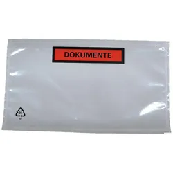 VEPATIM 1000x Dokumententaschen Begleitscheintaschen *Dokumente* DIN Lang 235x130mm
