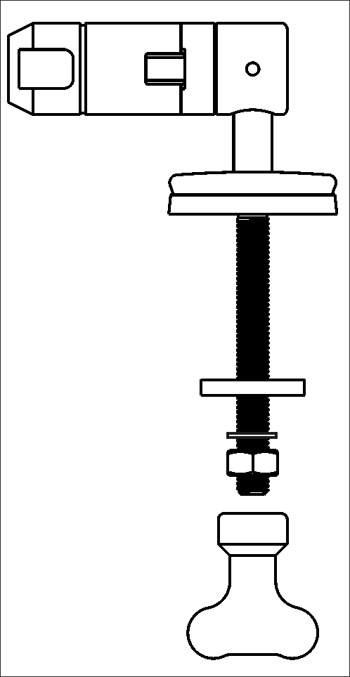 Pagette Pagette Nova fixation 792890100 acier inoxydable / chromé, amovible, abaissement automatique