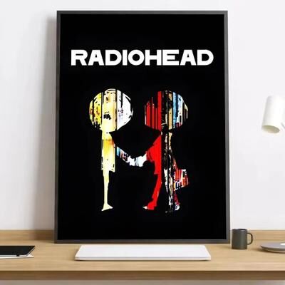 Uplifted Goods "Atmospheric Alternative Rock ""In Rainbows"" Heritage Canvas Art j 11.81 X 15.75 In unframed"