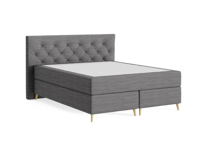 Boxspringbett Sørensen Wish - 68 Darkgrey 160 x 200 cm - Möbel Konfigurator: Traummöbel individuell zusammenstellen