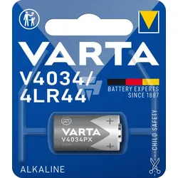Batterie 4034, Varta Professional Electronics V4034PX, 4LR44, A544, PX28A, L1325, V28PXL, 6 Volt