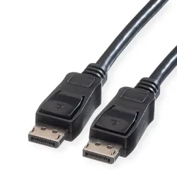 VALUE DisplayPort Kabel, DP ST - ST, schwarz, 10 m