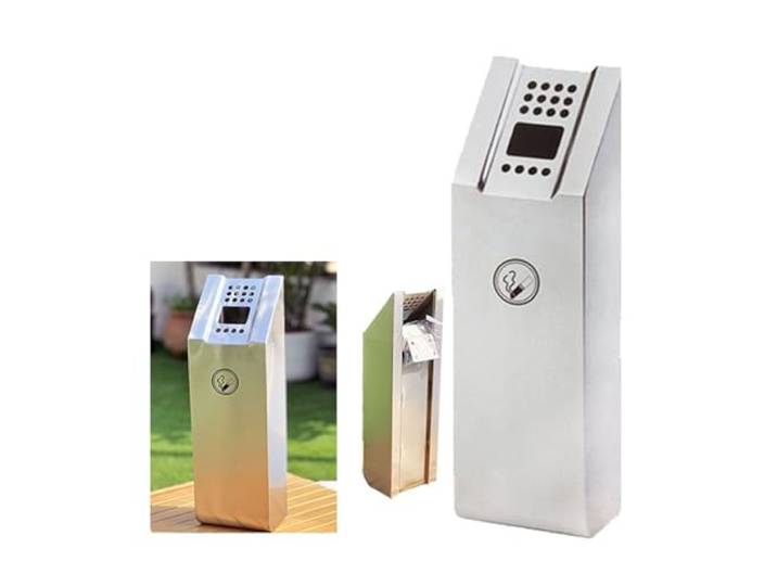 Aschenbecher zur Wandmontage for den Außenbereich(Color8,H 50cm)