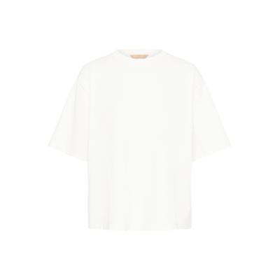 Blusentop CULTURE "Culture DK T-Shirt kurzarm CUcolum", Damen, Gr. XL, weiß (spring gardenia), Obermaterial: 100% Baumwolle CO., Tops Blusentop