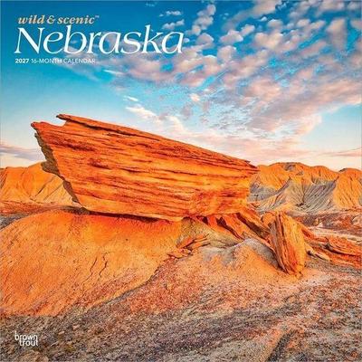 Nebraska Wild & Scenic 2027 12 X 24 Inch (Hanging) Monthly Square Wall Calendar Plastic-Free